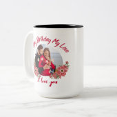 ハッピーバースデーマイラブ ツートーンマグカップ (正面左)