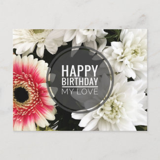 ハッピーバースデーマイラブ ポストカード