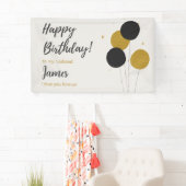 ハッピーバースデーマイ夫誕生日 横断幕 (インサイチュ)