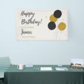 ハッピーバースデーマイ夫誕生日 横断幕 (トレードショー)