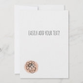 ハッピーバースデーマイ親愛フレンド水彩花 (裏面)