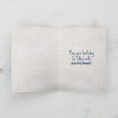 ハッピーバースデーマウスのポケット カード (内部)