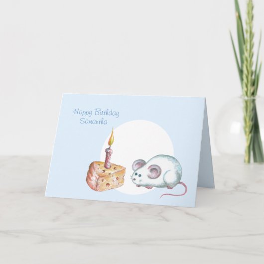ハッピーバースデーマウスカード カード (正面)