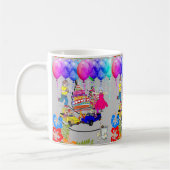 ハッピーバースデーマグオーバーザヒル コーヒーマグカップ (左)