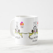 ハッピーバースデーマグカウカップケーキ コーヒーマグカップ (正面左)