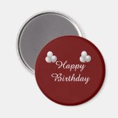 ハッピーバースデーマグカップとバルーン マグネット (正面/裏面)