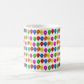 ハッピーバースデーマグカラフルバルーン コーヒーマグカップ (中央)