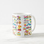 ハッピーバースデーマグカーニバルサーカス コーヒーマグカップ (正面右)