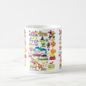 ハッピーバースデーマグカーニバルサーカス コーヒーマグカップ (中央)