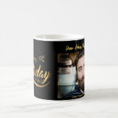 ハッピーバースデーマグギフト写真付き コーヒーマグカップ (中央)