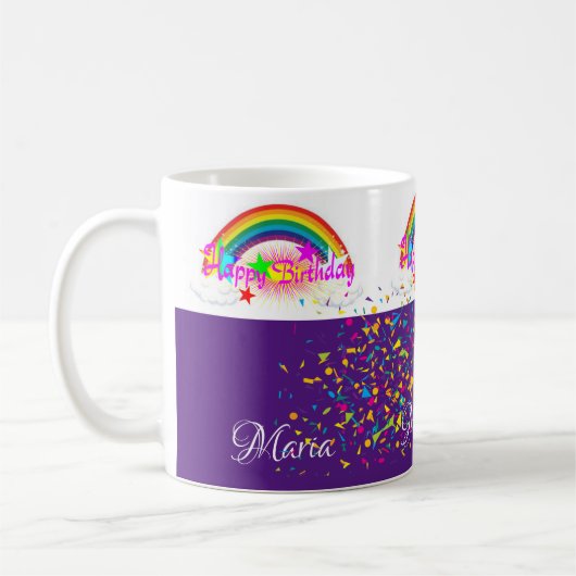 ハッピーバースデーマググ コーヒーマグカップ (左)