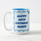 ハッピーバースデーマググ ツートーンマグカップ (左)