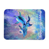 ハッピーバースデーマグネット – ハッピーカップルドルフィンズ マグネット (横)