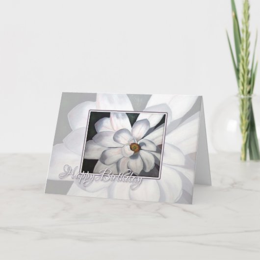 ハッピーバースデーマグノリア カード (正面)