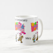 ハッピーバースデーマグハッピーアニバーサリー コーヒーマグカップ (正面右)