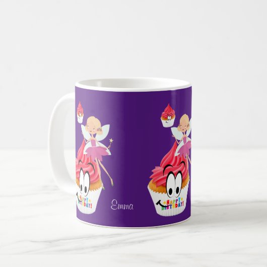 ハッピーバースデーマグフェアリー コーヒーマグカップ (正面左)