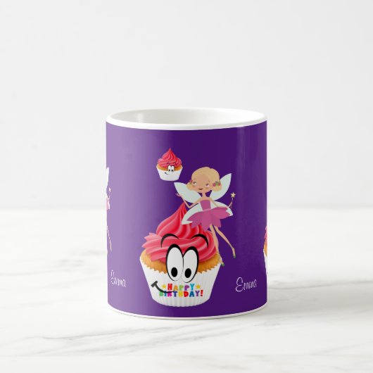 ハッピーバースデーマグフェアリー コーヒーマグカップ (中央)