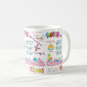 ハッピーバースデーマグフレンズファミリーサプライズ コーヒーマグカップ (正面右)