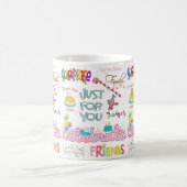 ハッピーバースデーマグフレンズファミリーサプライズ コーヒーマグカップ (中央)