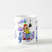ハッピーバースデーマグミュージシャンギター コーヒーマグカップ (中央)