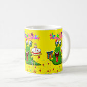 ハッピーバースデーマグモンスター コーヒーマグカップ (正面右)