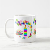 ハッピーバースデーマグロウソク コーヒーマグカップ (左)