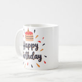 ハッピーバースデーマグ コーヒーマグカップ (正面左)