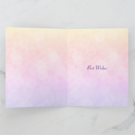 ハッピーバースデーマザーインローフェアリーデザイン カード (内部)