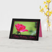 ハッピーバースデーマザーカード カード (黄色い花)