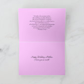 ハッピーバースデーマザーファレノプシスオーキッド カード (内部)