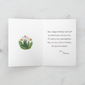 ハッピーバースデーマザーフラワーズウォーターカスタムカラー カード (内部)