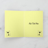 ハッピーバースデーマティーニインイエロー カード (内部)