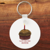 ハッピーバースデーマフィン キーホルダー (正面)