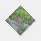 ハッピーバースデーママバニー スタンダードランチョンナプキン (角)