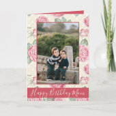 ハッピーバースデーママフローラ カード (正面)