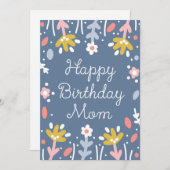 ハッピーバースデーママフローラ サンキューカード (正面/裏面)