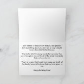 ハッピーバースデーママ花と蝶 カード (内部)