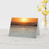 ハッピーバースデーママ！ カード (黄色い花)