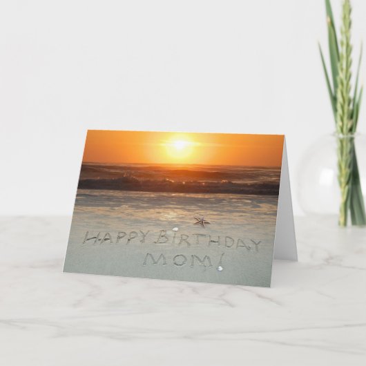 ハッピーバースデーママ！ カード (正面)