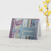 ハッピーバースデーママ – スクラップブックカード カード (黄色い花)