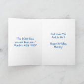 ハッピーバースデーママ – ハンズカード カード (内部)