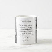 ハッピーバースデーママ/マザーズの日女性プレゼント コーヒーマグカップ (中央)