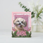 ハッピーバースデーママ – ShihPoo – マギー ポストカード (スタンド正面)