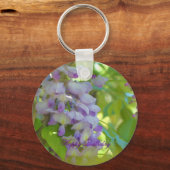 ハッピーバースデーマムウィステリアフラワーキーチェーン キーホルダー (正面)