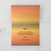 ハッピーバースデーマムサンセット2584 カード (内部)