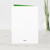 ハッピーバースデーマムブラックアイドスーザンワイルドフラワー カード (裏面)