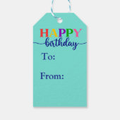 ハッピーバースデーマンガモンスター ギフトタグ (裏面)