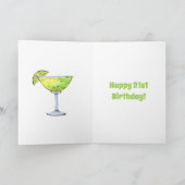 ハッピーバースデーマーガリータカード カード (内部)