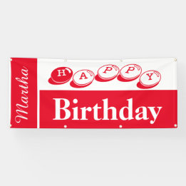 ハッピーバースデーマーサ 横断幕