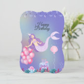ハッピーバースデーマーメイドカード (スタンド正面)